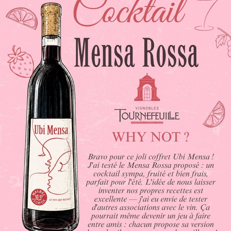 Mensa Rossa, Coffret Cocktail